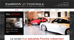 Desktop Screenshot of passion-automobiles.fr