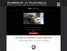 Tablet Screenshot of passion-automobiles.fr